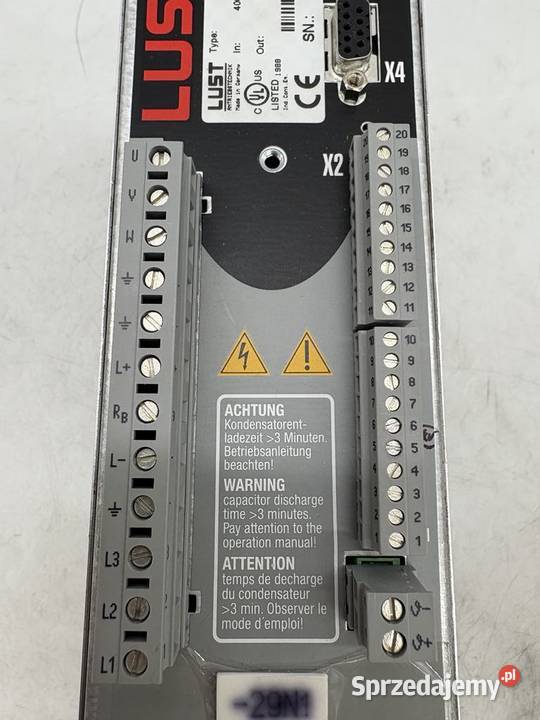 Lust CDD34005C20 Servo Drive Warszawa sprzedam
