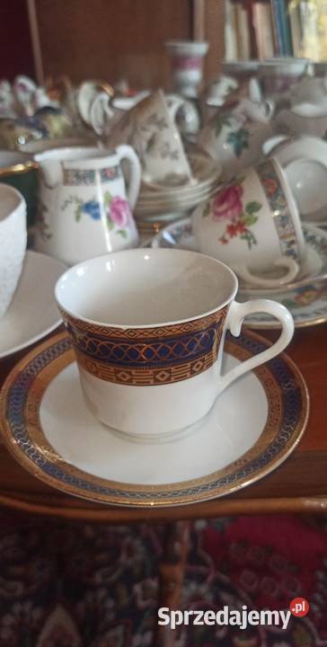 Filiżanka na spodku Sygnowana Piękny brabancki