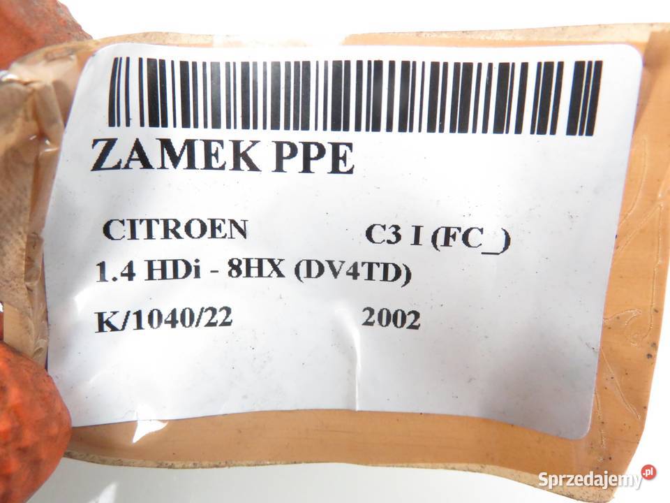 ZAMEK PRAWY PRZEDNI CITROEN C3