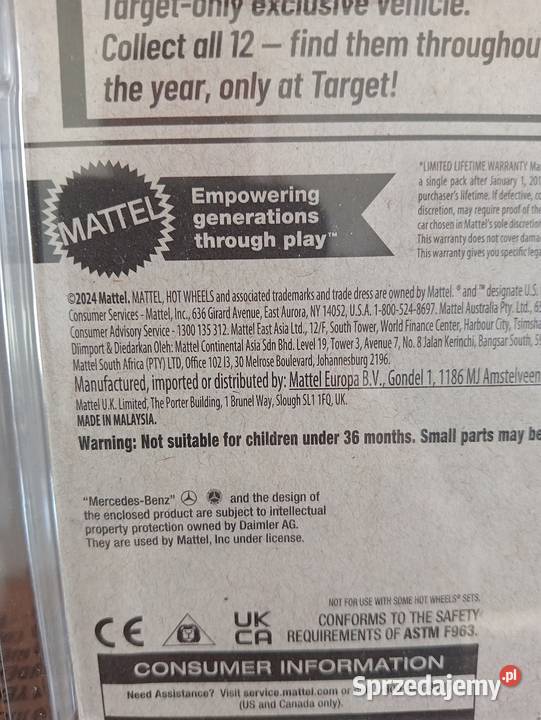 Hot Wheels 2 X MercedesBenz 500 E protektor 3 lata+ Jaworzno sprzedam