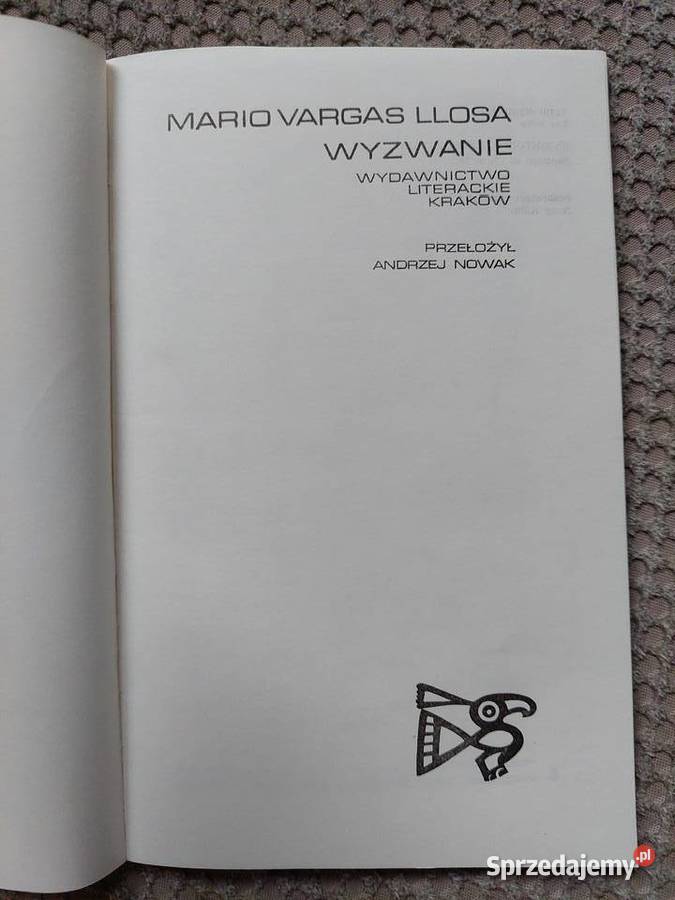 Mario Vargas Llosa Wyzwanie Kraków
