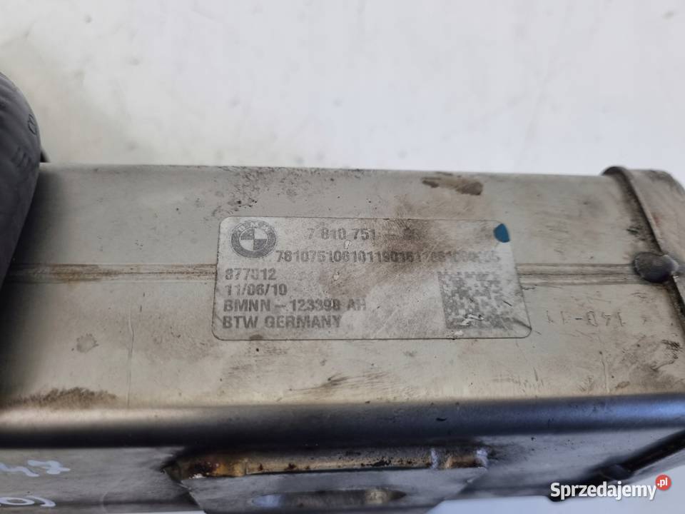 CHŁODNICA SPALIN BMW F10 F11 F30 20 D osobowe
