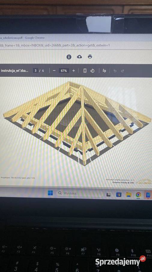Więżba prefabrykowana CNC Włocławek sprzedam