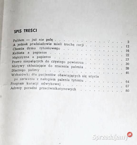 Dziś przestaje palić A Korsak Pozostałe