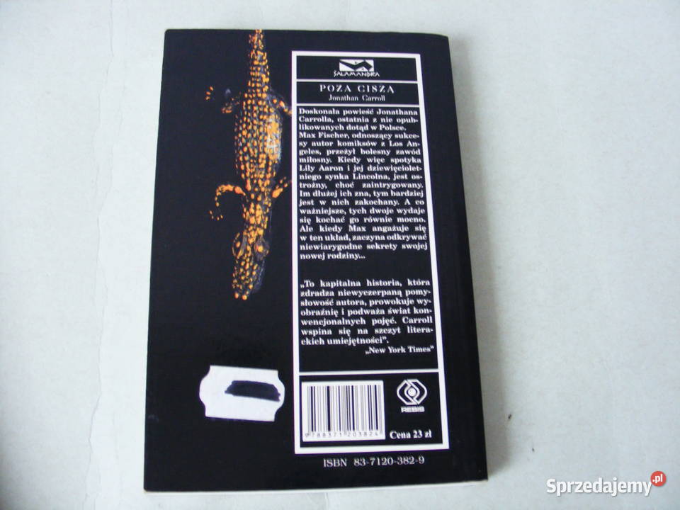 Carroll Dziecko na niebie Upiorna dłoń Poza miękka Oborniki Śląskie sprzedam