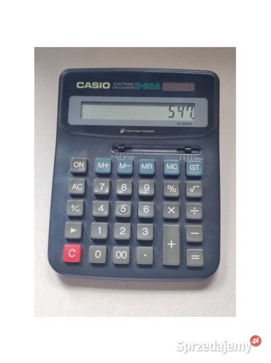 Casio kalkulator D20A vintage kolekcjonerski Kielce
