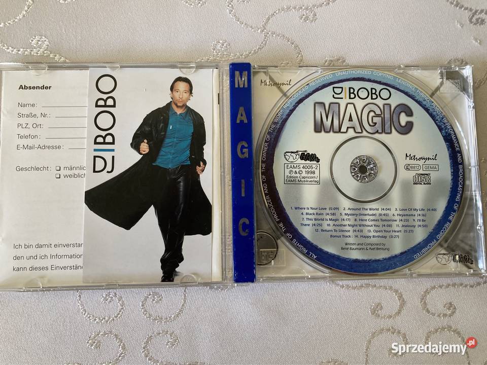Płyta Cd Album DJ Bobo Magic Limited Led Edition 1 płyta Czerwionka-Leszczyny