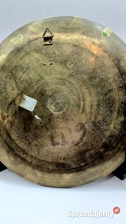 Mosiężny talerz dekoracyjny mniejszy Cloisonne Antyki