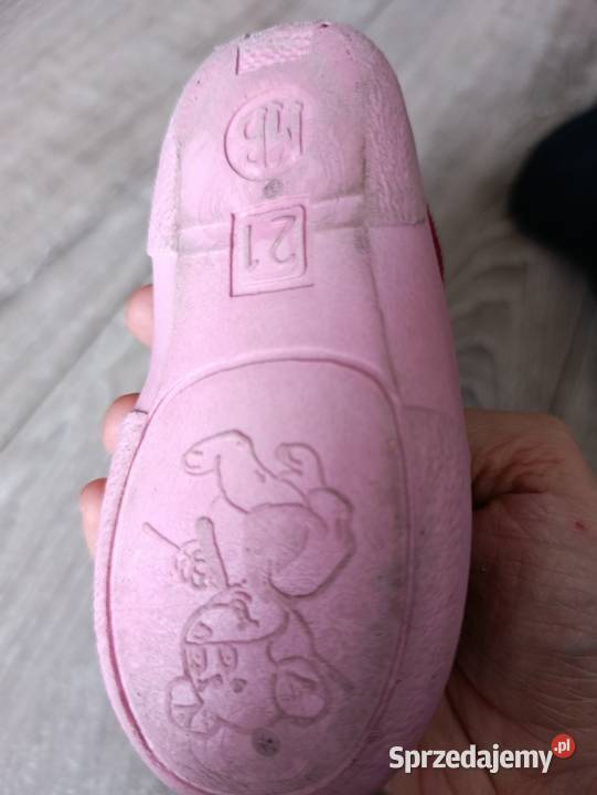 buty kapcie dziewczęce rozmiar 21 długość