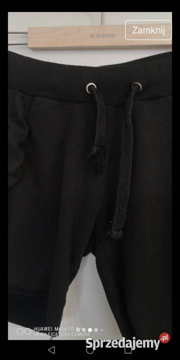 Spodenki czarne damskie Moszczenica