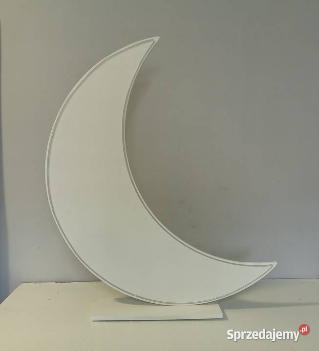 Księżyc podświetlany neon LED