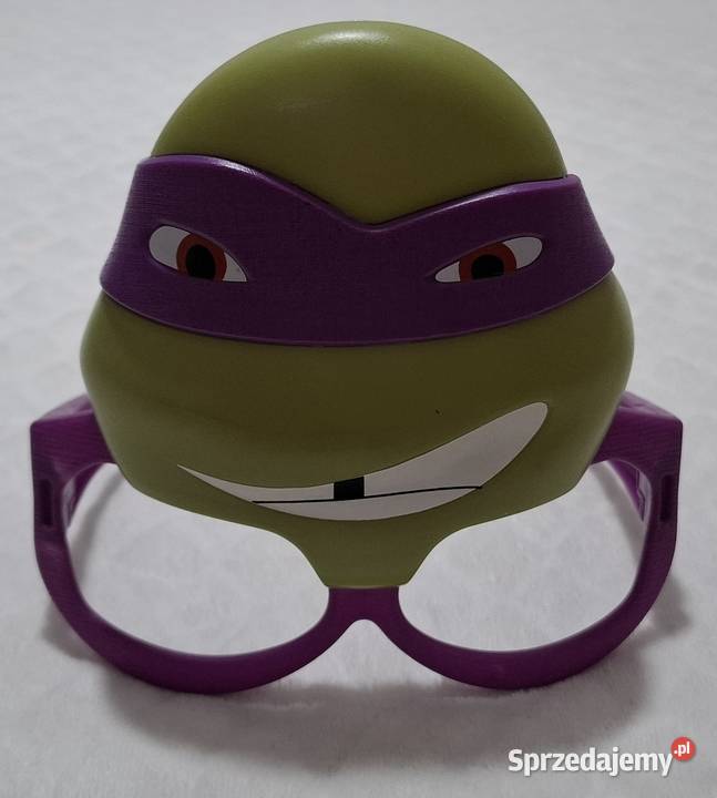 Kostium okularki wojownicze żółwie ninja Czeladź