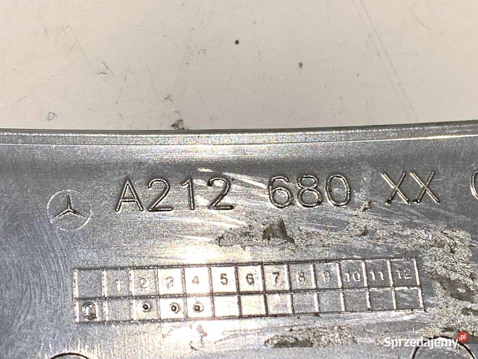 RAMKA ZMIANY BIEGÓW MERCEDES C218 A212680XX07