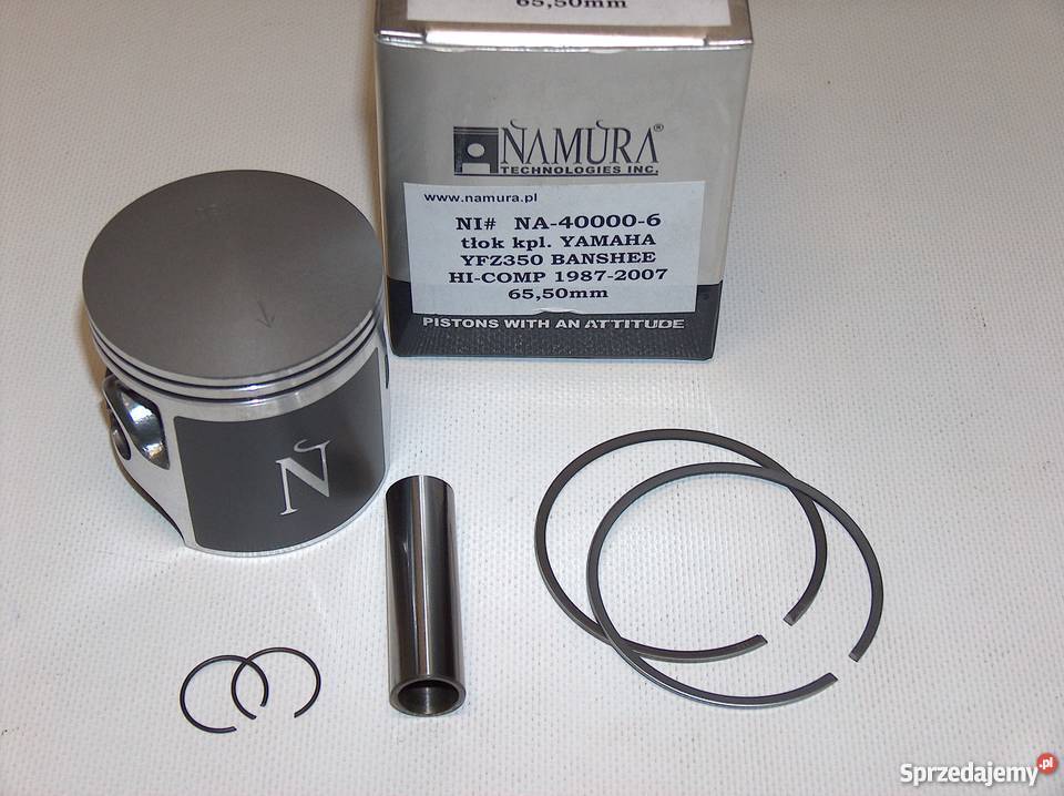 TŁOK komplet tłokowy NAMURA 6550 mm HiCompr YZF Części motocyklowe sprzedam