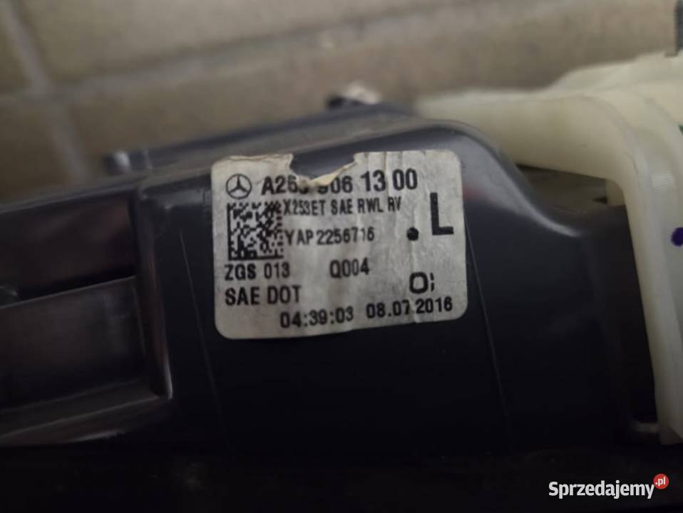 Lampy tylne lewe GLC W253 werUSA