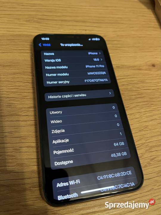 iPhone 11 Pro stan Dobrocin sprzedam