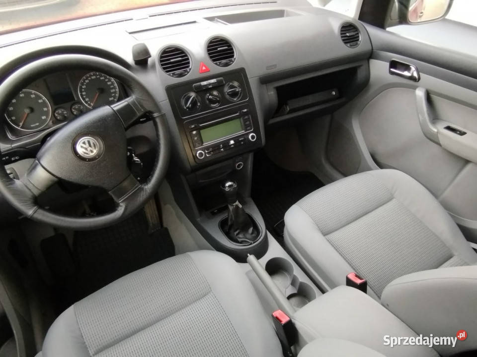 Volkswagen Caddy Benzyna Klima 5 osobowy III Toruń