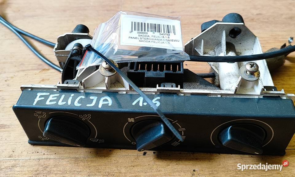 Panel sterowania nawiewu Skoda Felicja Żywiec
