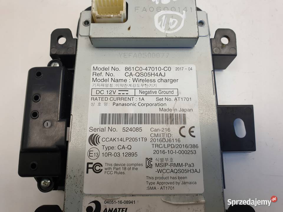Toyota Prius IV ŁADOWARKA 861C047010CO Chełm