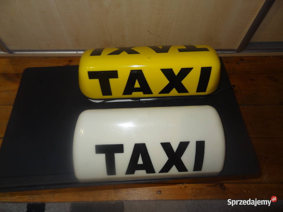 KOGUT TAXI NA MAGNES SYGNALIZATOR LAMPA żółta
