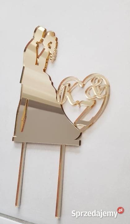 Ślubny topper złoty Częstochowa