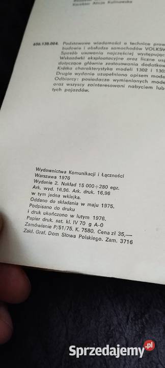 Jeżdżę samochodem volkswagen wydanie drugie Wolsztyn