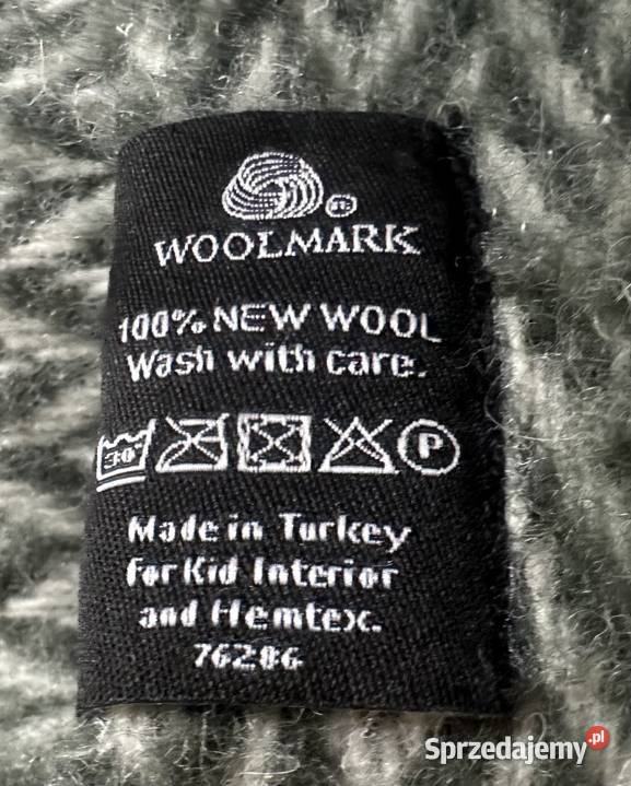 Koc pled 100 woolmark 170x140 Koce i narzuty Łódź sprzedam