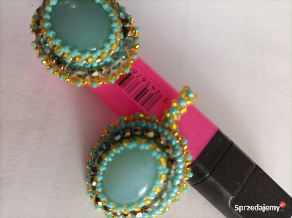 Akwamaryn pierścionek zawieszka beading śląskie Częstochowa sprzedam