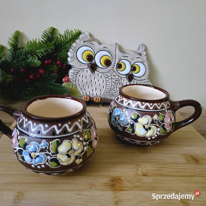 Ekskluzywne Ręcznie Malowane Kubki Ceramiczne 2 Bydgoszcz