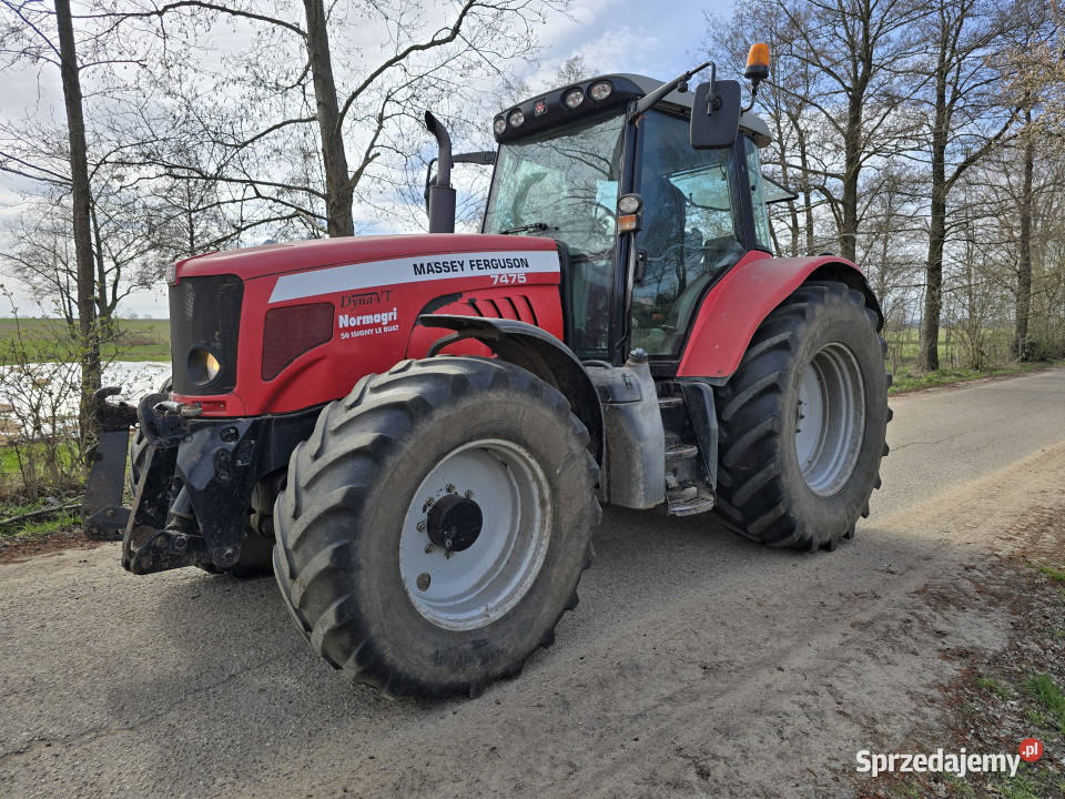 Ciągnik MASSEYFERGUSON 7475 DynaVT 4x4 150 TUZ mazowieckie Cegielnia Lewicka