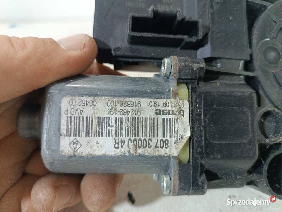 SILNICZEK OPUSZCZANIA SZYBY PRAWY PRZÓD RENAULT Wyposażenie elektryczne wielkopolskie sprzedam