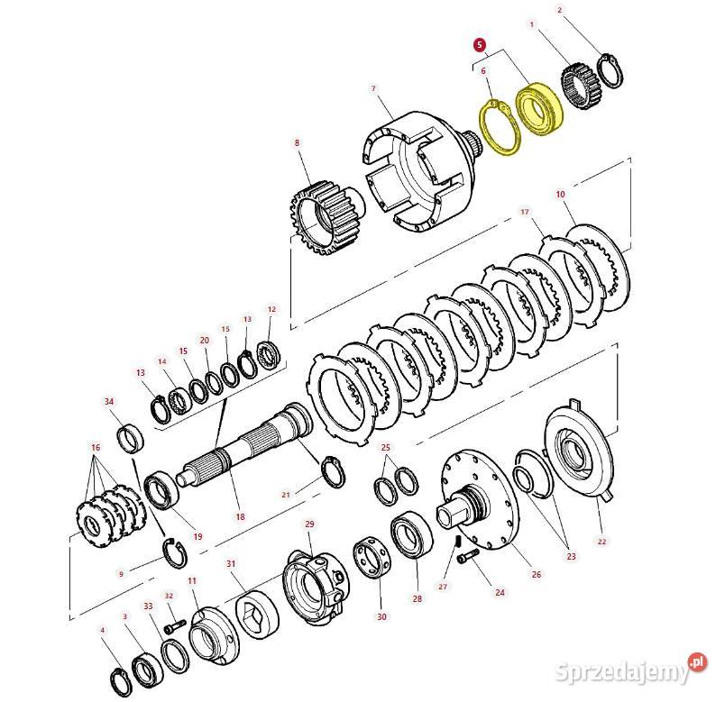 Łożysko sprzęgła Massey Ferguson 3010839X91 podlaskie Białystok