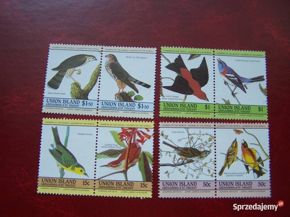 Union Islands 1985 MNH Fauna Ptaki śląskie Tychy sprzedam
