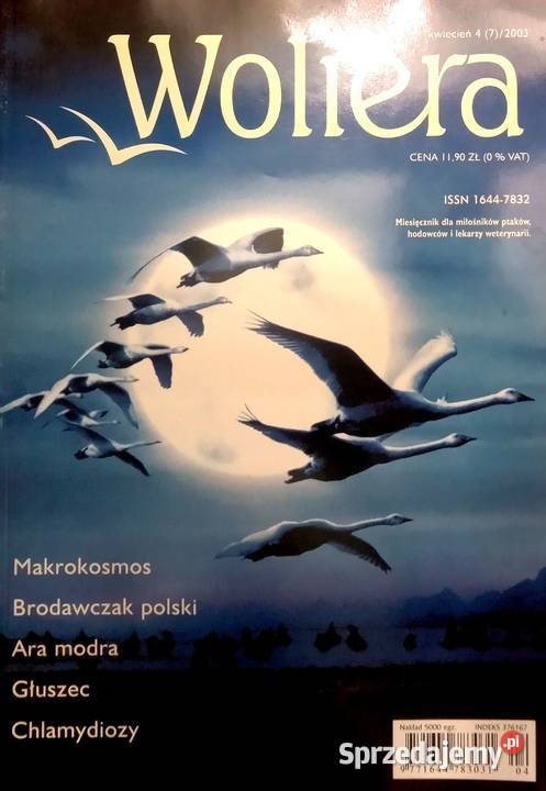 440 Woliera Miesięcznik Ornitologiczny P 1 Warka sprzedam