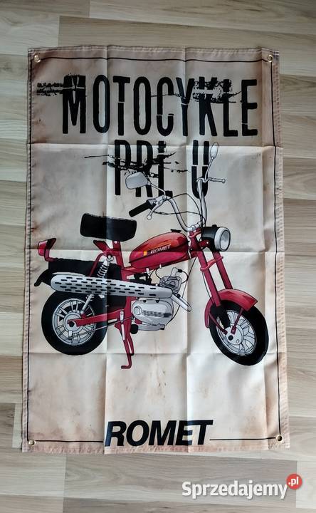 Baner plakat junak Romet Simson Mz zundapp Gniezno
