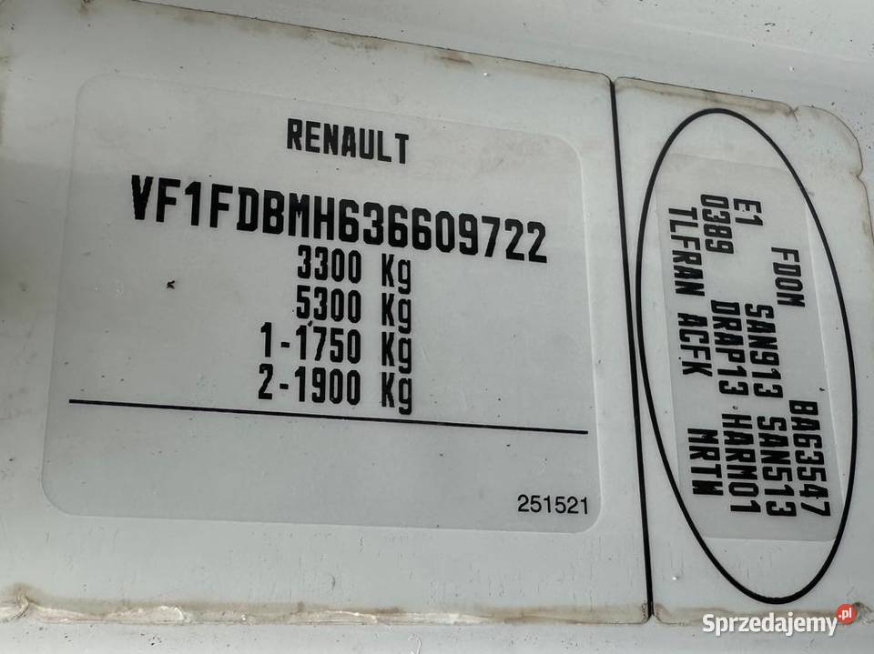 Renault MASTER dci 120 Furgon Blaszak Tymowa