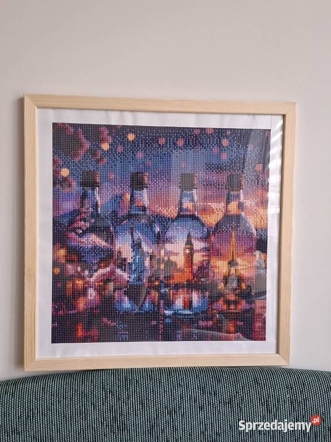 Obraz diamentowy handmade miasta świata diy Zabłudów sprzedam
