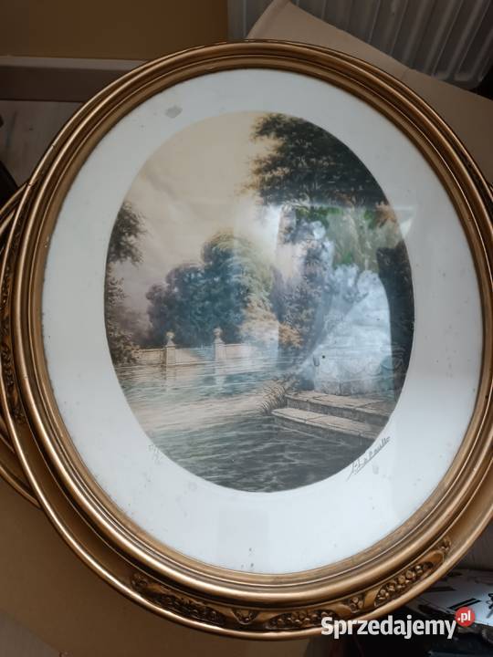 Stare Litografie L Lacault wielkopolskie