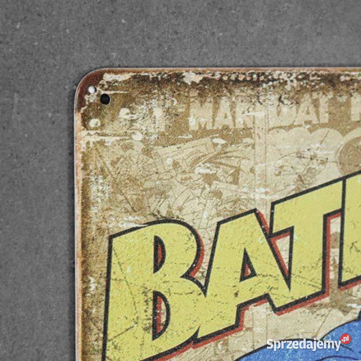 Tabliczka dekoracyjna metalowa BATMAN ROBIN Chmielnik