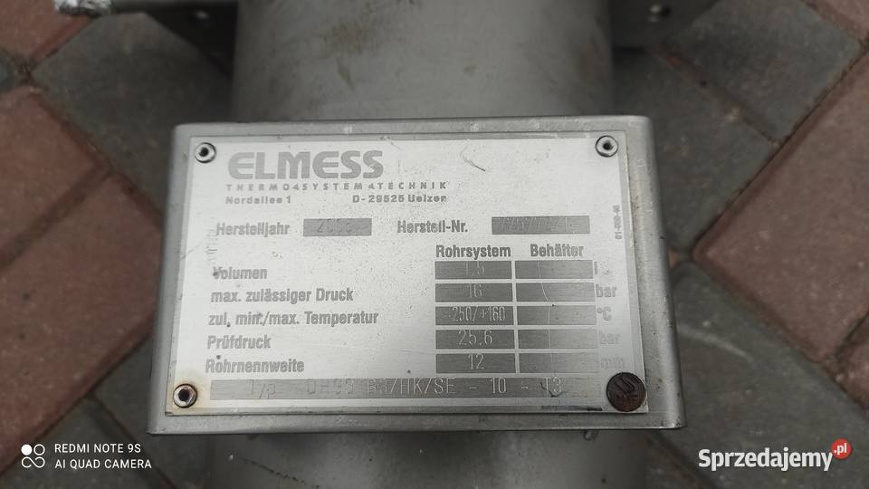 Grzałka zanurzeniowa ELMESS Ex typ DHGSTB3 wielkopolskie