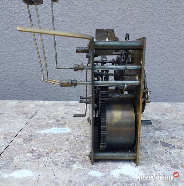 781 Mechanizm starego zegara ściennego Mauthe Antyki, Sztuka, Kolekcje Tczew