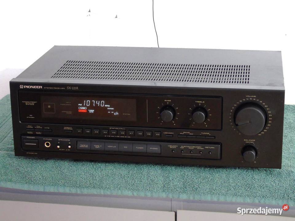 Wzmacniacz z radiem Pioneer SX221R sprawny Amplitunery Jasło sprzedam