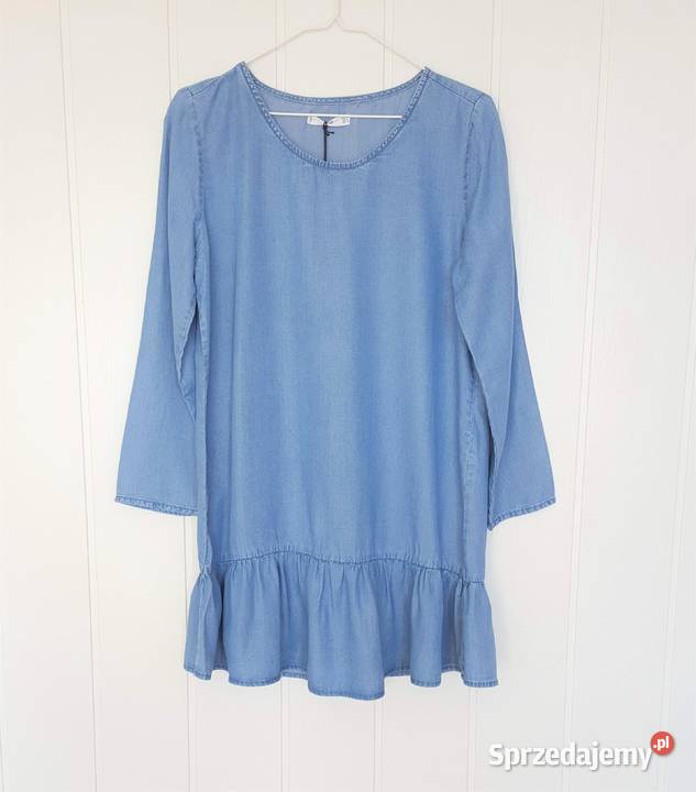 Nowa sukienka Mango L 40 mini jeans dżins denim Mango Szczecin sprzedam