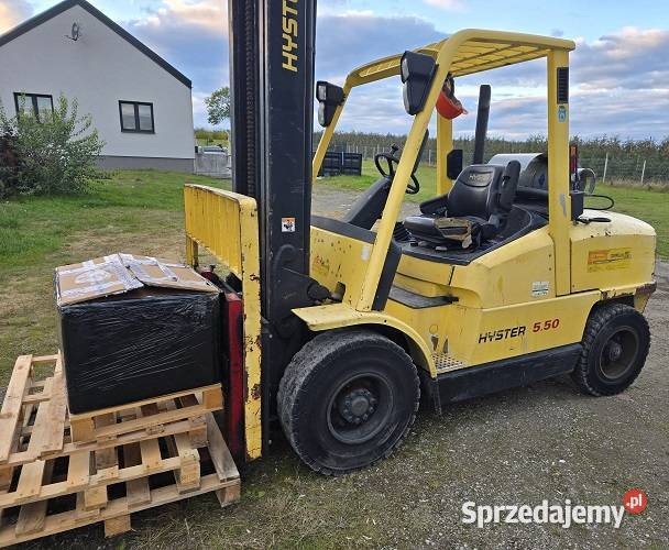 Wózek widłowy HYSTER H550XM udźwig 5ton 55 2006r Wózki widłowe Warka