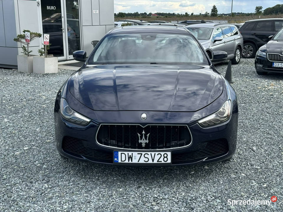 Maserati Ghibli 30 V6 410 SQ4 4x4 2017r kamera elektrochrom. lusterko wst. Wojkowice