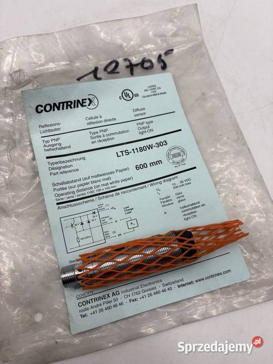 Contrinex LTS1180W303 Czujnik fotoelektryczny Warszawa sprzedam