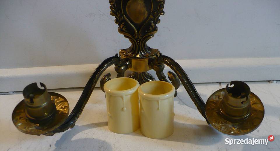 Kinkiet mosiężny podlaskie Białystok sprzedam