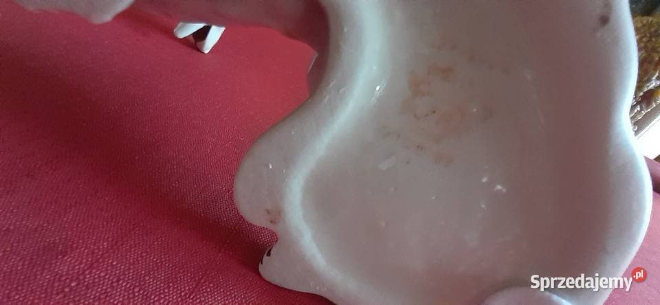 Porcelanowa figurka Charta Steatyt Katowice