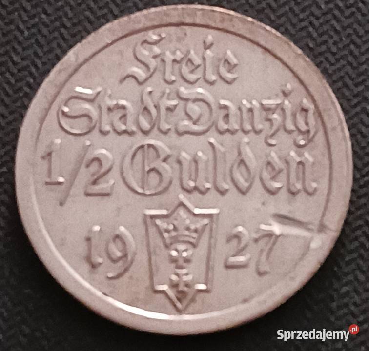 12 Guldena 1927 WMGdańsk około mennicze rzadkość
