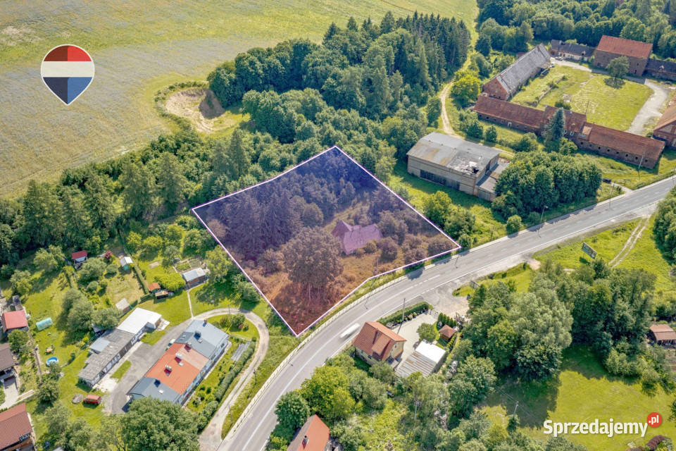 Na sprzedaż 3921 m DK8 z mediami dolnośląskie Jeleniów